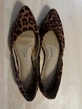 Cheetah print flats
